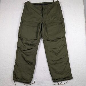 Vintage Military Fatigues Cargo Pants Mens 38x31 Baggy Gibraltar Chemical 70s